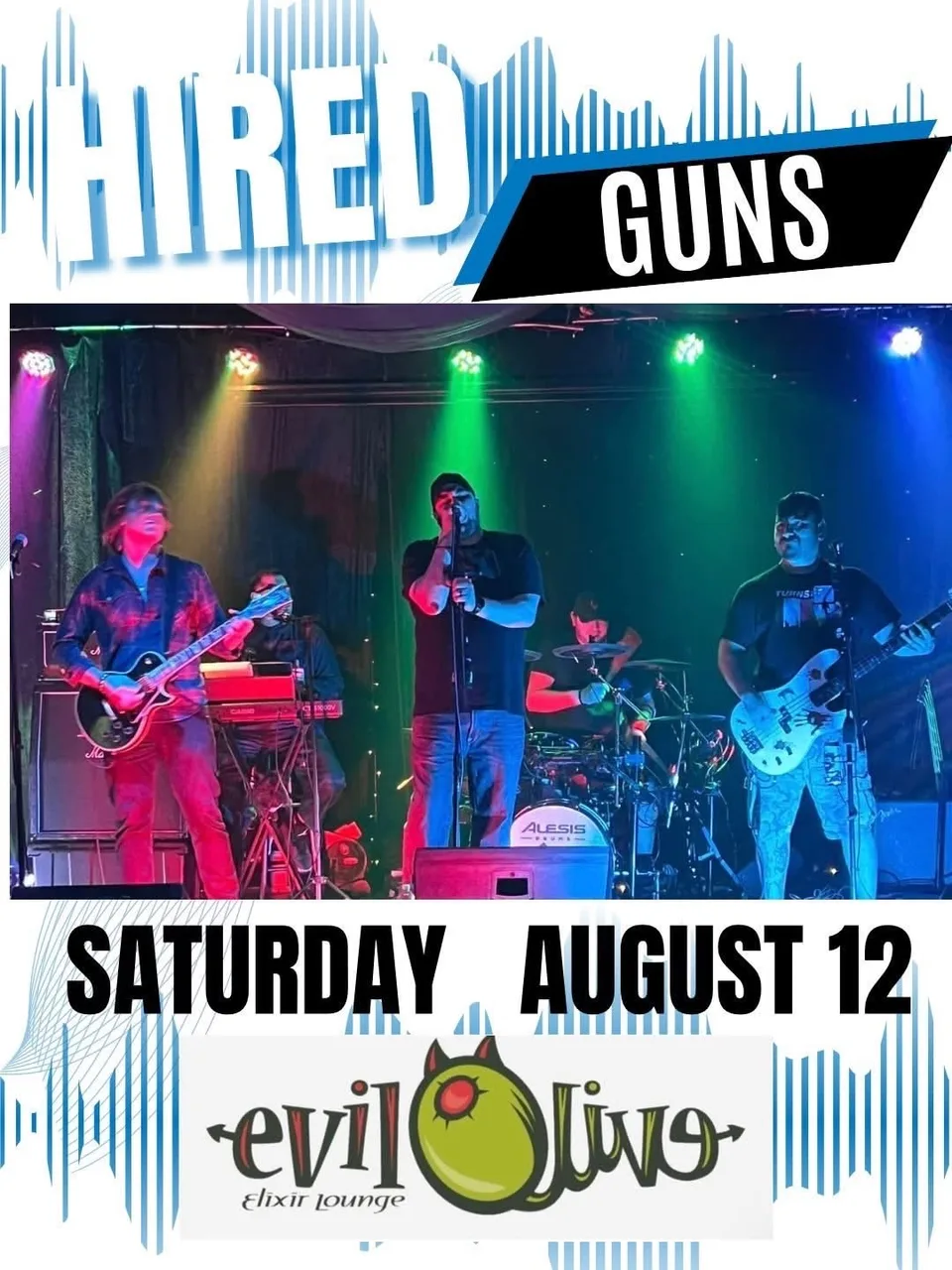 Sep 12 - Hired Guns Live 9PM-1AM