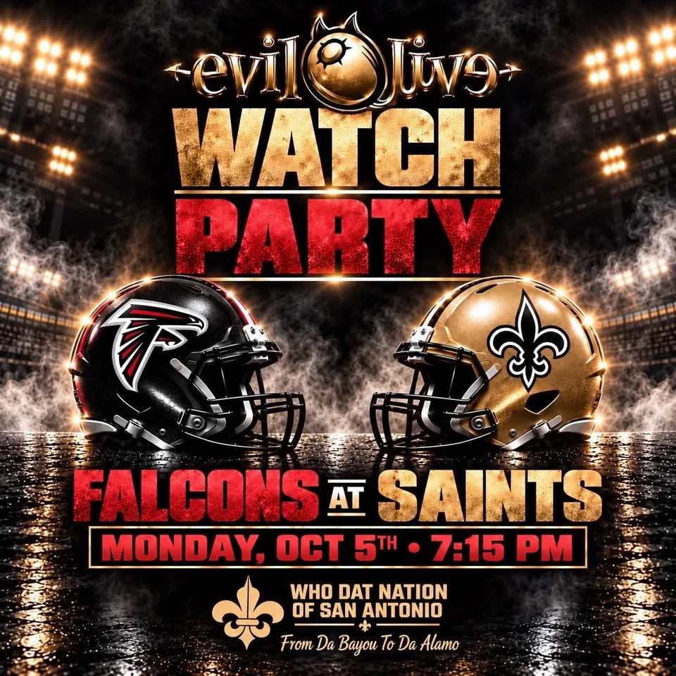 Oct 5 - Falcons Vs. Saints Watch Party!!