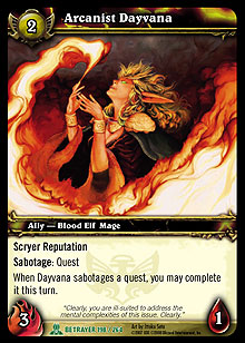 Arcanist Dayvana - Servants of the Betrayer