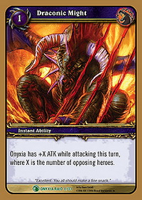 Draconic Might - Onyxia's Lair Raid Deck