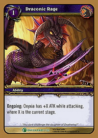 Draconic Rage - Onyxia's Lair Raid Deck