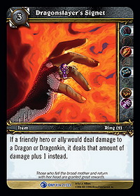 Dragonslayer's Signet - Onyxia's Lair Raid Deck
