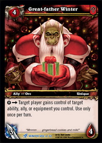 Great-father Winter - Feast of Winter Veil