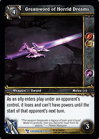 Greatsword of Horrid Dreams - March of the Legion