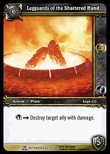 Legguards of the Shattered Hand - Servants of the Betrayer