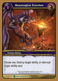Meaningless Exertion - Onyxia's Lair Raid Deck