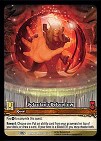 Solanian's Belongings - Promos