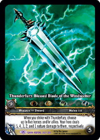 Thunderfury, Blessed Blade of the Windseeker - Promos