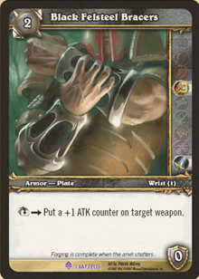 Black Felsteel Bracers - Crafting Rewards Promos