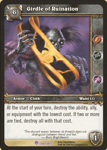 Girdle of Ruination - Crafting Rewards Promos