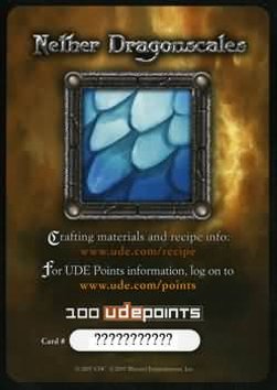 Nether Dragonscales - Crafting Material Cards