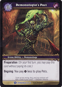 Demonologist's Pact - Arena Grand Melee