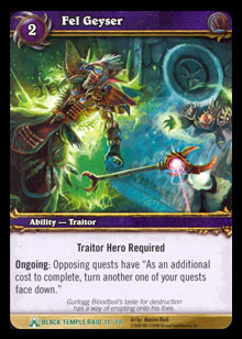 Fel Geyser - Black Temple Raid Deck