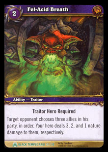 Fel-Acid Breath - Black Temple Raid Deck