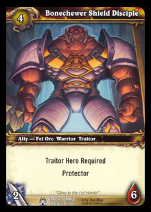 Bonechewer Shield Disciple - Black Temple Raid Deck