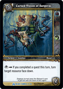 Cursed Vision of Sargeras - Black Temple Raid Deck