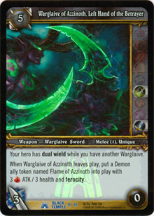 Warglaive of Azzinoth, Left Hand of the Betrayer - Black Temple Raid Deck