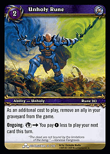 Unholy Rune - Scourgewar