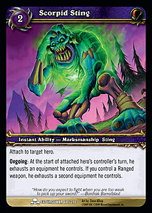 Scorpid Sting - Scourgewar
