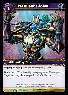 Debilitating Shout - Scourgewar