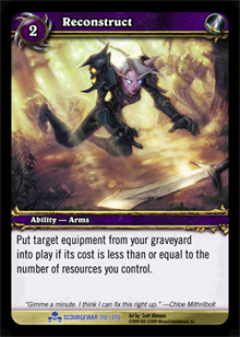 Reconstruct - Scourgewar
