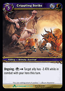 Crippling Strike - Scourgewar