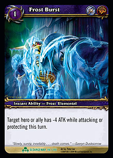 Frost Burst - Scourgewar