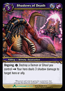 Shadows of Death - Scourgewar