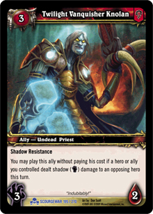 Twilight Vanquisher Knolan - Scourgewar