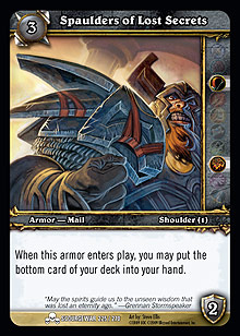 Spaulders of Lost Secrets - Scourgewar