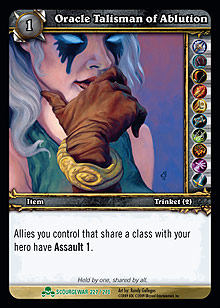 Oracle Talisman of Ablution - Scourgewar