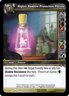 Mighty Shadow Protection Potion - Scourgewar