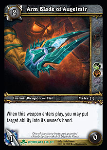 Arm Blade of Augelmir - Scourgewar