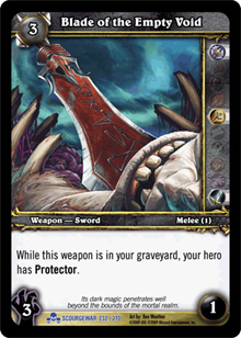 Blade of the Empty Void - Scourgewar