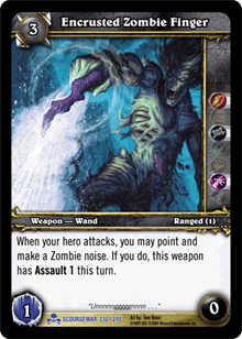 Encrusted Zombie Finger - Scourgewar