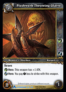Fleshwerk Throwing Glaive - Scourgewar