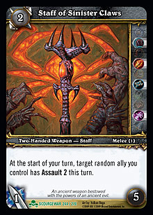 Staff of Sinister Claws - Scourgewar