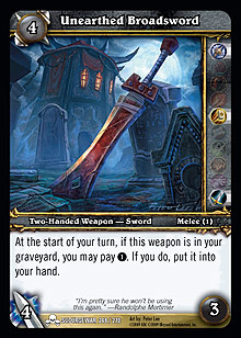 Unearthed Broadsword - Scourgewar