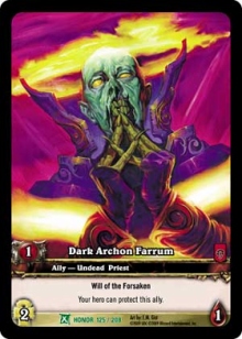 Dark Archon Farrum - Promos