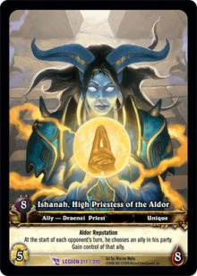 Ishanah, High Priestess of the Aldor - Promos