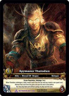 Spymaster Thalodien - Promos