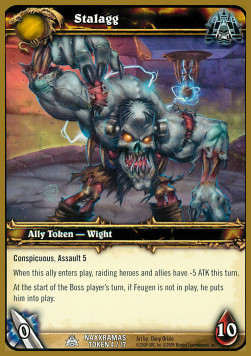 Stalagg Token - Naxxramas Raid Deck