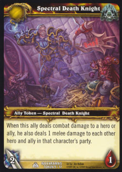 Spectral Death Knight Token - Naxxramas Raid Deck