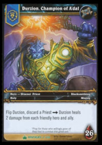 Durzion, Champion of A'dal - Wrathgate