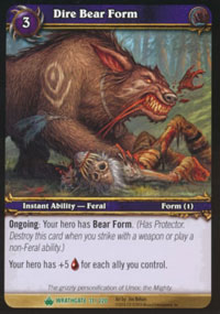 Dire Bear Form - Wrathgate