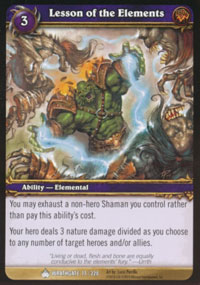 Lesson of the Elements - Wrathgate