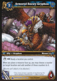 Armored Snowy Gryphon - Wrathgate