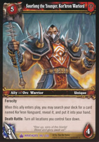 Saurfang the Younger, Kor'kron Warlord - Wrathgate