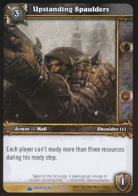 Upstanding Spaulders - Wrathgate