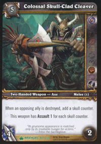 Colossal Skull-Clad Cleaver - Wrathgate